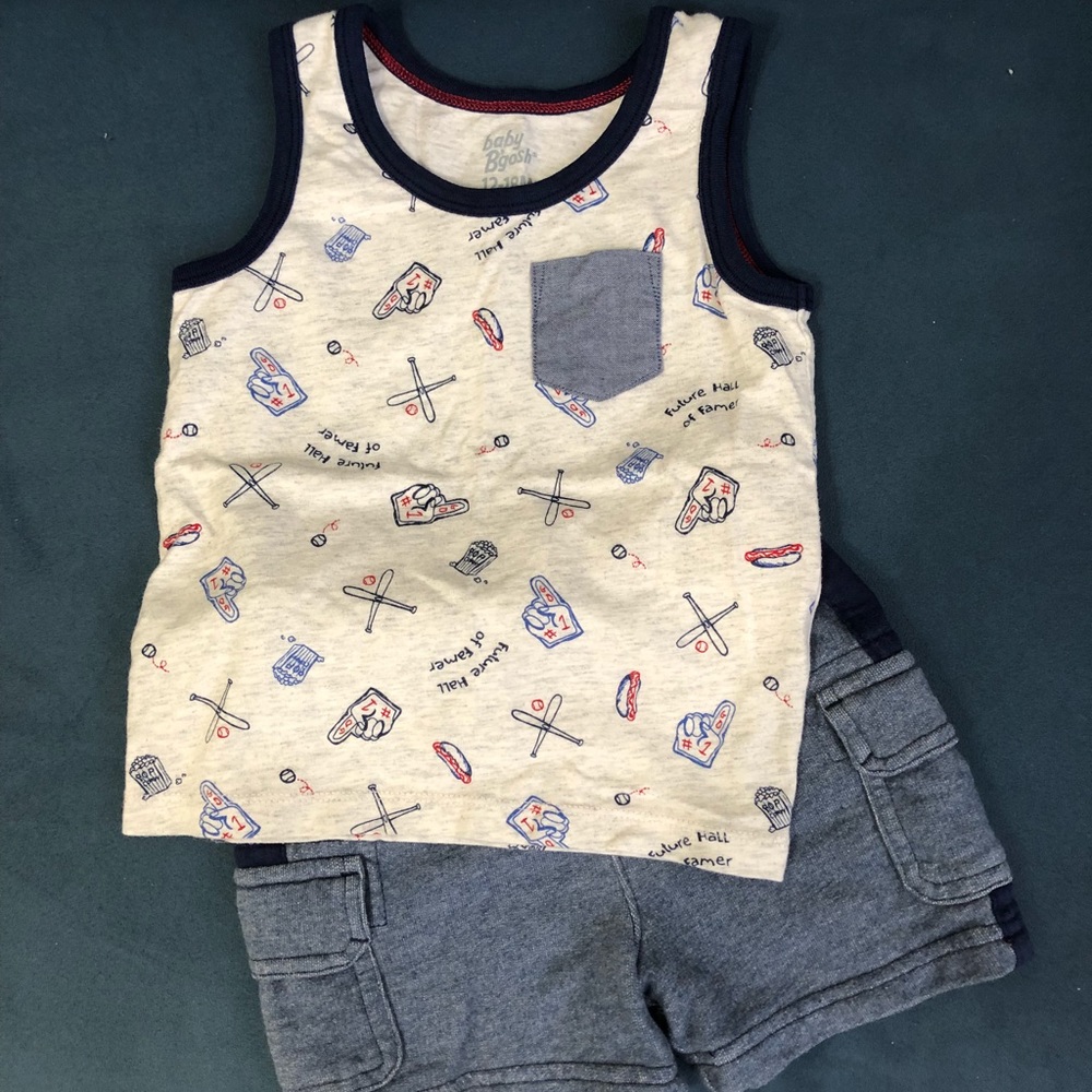 A baseball set